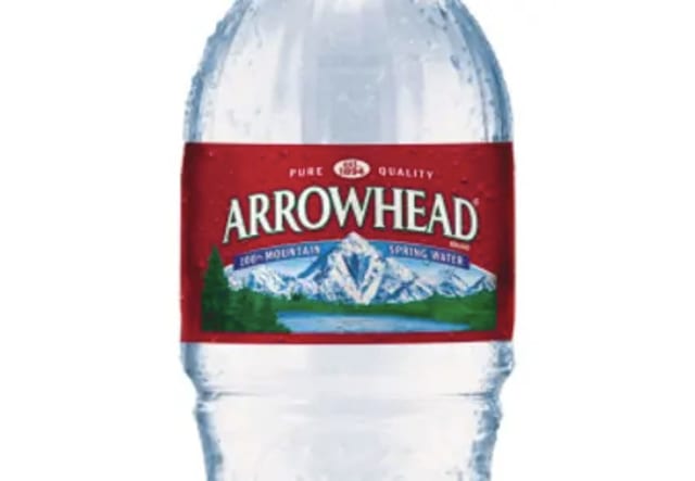 Arrowhead Bottled Water.