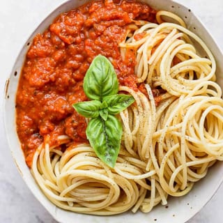 Pasta with Marinara Sauce