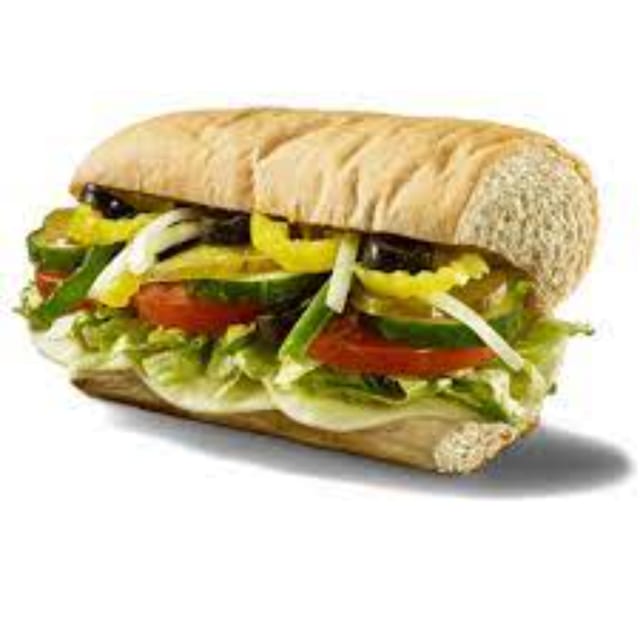  Veggie Sub.