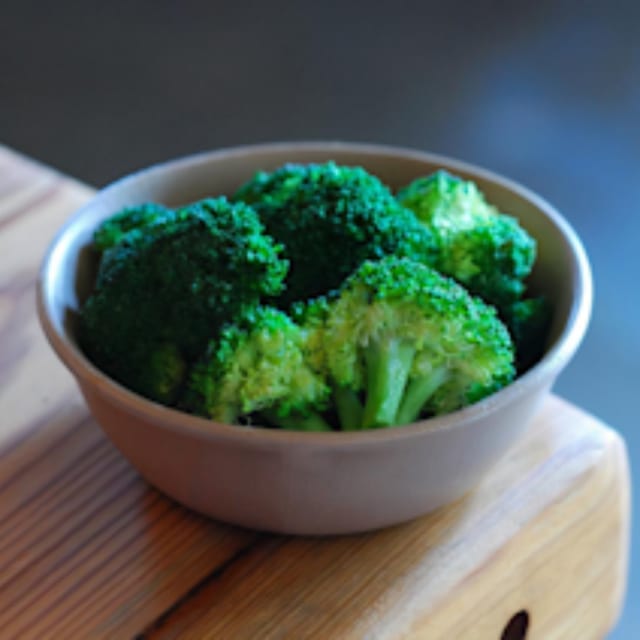 Steamed Broccoli.