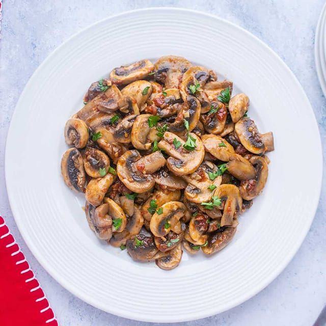 Sauteed Mushrooms.